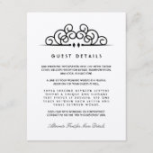 Deco Vourish Wedding Guest Information Informatiekaartje (Voorkant)