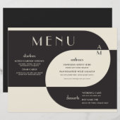 deco Wedding Black Cream (Voorkant / Achterkant)