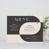 deco Wedding Black Cream (Staand voorkant)