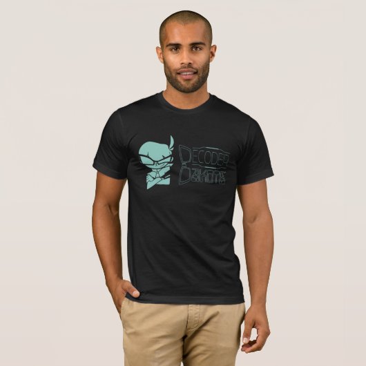 Decoder Dakota Logo [Black] T-Shirt (Voorkant volledig)