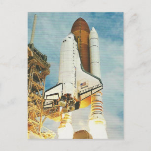 Décollage d'Atlantis depuis la carte postale de Ca