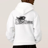 Décollement à capuchon de sweatshirt de Seahawk (Dos)