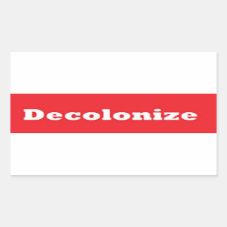 Decolonize Rechthoekige Sticker