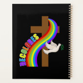 DeColores Cursillo Arc-en-ciel avec Croix et Paix  (Dos)