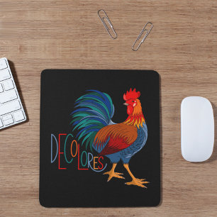 DeColores Cursillo Colorful Rooster Muismat