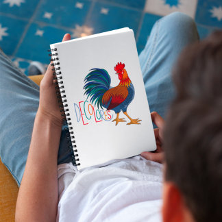 DeColores Cursillo Colorful Rooster Notitieboek