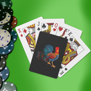 DeColores Cursillo Colorful Rooster Pokerkaarten
