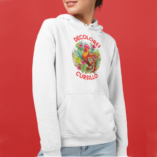 DeColores Cursillo Haan Monstera Bladeren Bloemen Hoodie