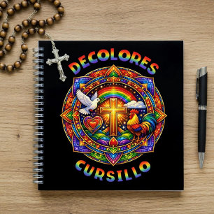 DeColores Cursillo Kruis Duif Haan Mandala Notitieboek