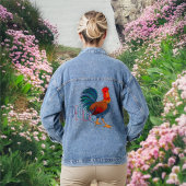 DeColores Cursillo Rooster Colorful Denim Veste
