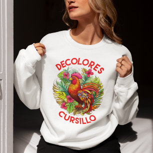 DeColores Cursillo Rooster Monstera Bladeren Bloem Trui