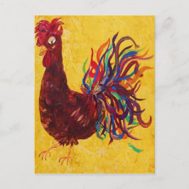 DeColores Rooster Briefkaart