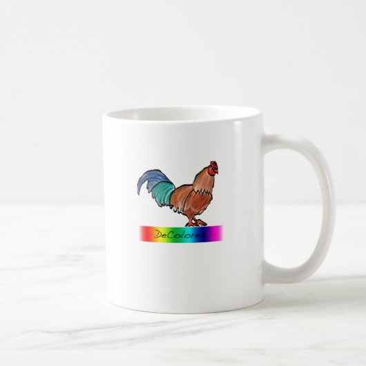 DeColores Rooster Koffiemok (Rechts)