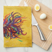 DeColores Rooster Theedoek (Quarter Fold)