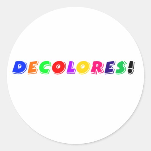 DeColores. Stickers (Voorkant)