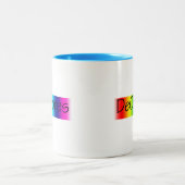 DeColores Tweekleurige Koffiemok (Center)