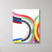 Deconstructed Rainbow - Horizontaal Canvas Afdruk (Voorkant)