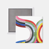 Deconstructed Rainbow - Horizontaal Magneet (Voorkant / Achterkant)