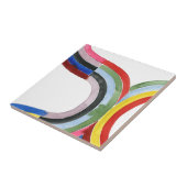 Deconstructed Rainbow - Horizontaal Tegeltje (Zijkant)