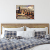 Deconstructed Rosslyn Chapel Canvas Afdruk (Insitu (Slaapkamer))