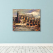 Deconstructed Rosslyn Chapel Canvas Afdruk (Insitu (Houten vloer))