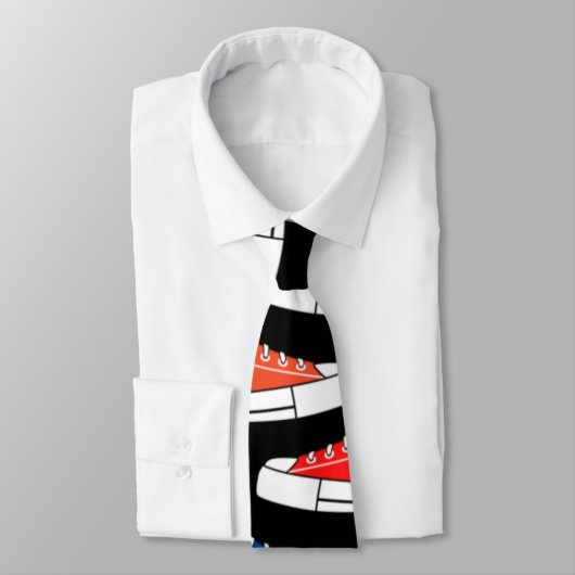 Décontracté Basket coloré Cravate noir (Attaché)