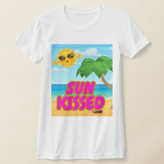 Décontracté Beach Outfit pour Tshirt vacances d'ét (Poser)
