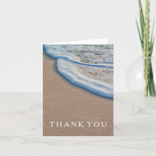 Décontracté Beach Wedding Merci