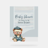 Décontracté Charming Baby shower Thème Acrylique S (Recto)