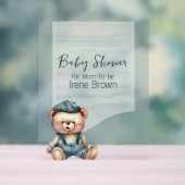 Décontracté Charming Baby shower Thème Acrylique S (Neutre)