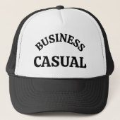 “Décontracté Chic” – Casquette de camionneur avec (Devant)