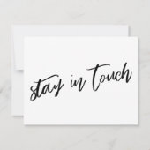 Décontracté Home Sweet Home Nouvelle carte d'adres (Dos)