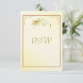 Décontracté printemps Floral Faire-part de mariage (Debout devant)