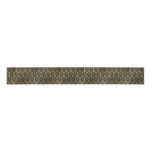 Decopatroon voor zwart en gouden kunst | Palm Leaf Grosgrain Lint (Voorkant)