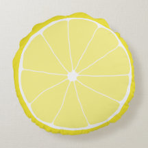 Décor à la maison de citron, coussin de citron de