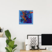 decor abstraction art poster (Thuiskantoor)