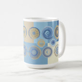 Décor Abstrait Circle Design Café Mug (Devant droit)