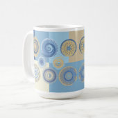 Décor Abstrait Circle Design Café Mug (Devant gauche)