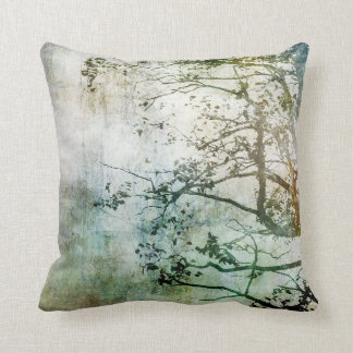 Décor abstrait Painterly de coussin d'arbre