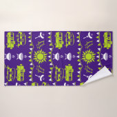 Décor camping Caravan (Serviette de bain)