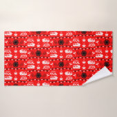 Décor camping Caravan (Serviette de bain)