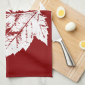 Décor canadien de serviette de thé de serviette de (Quart Plié)