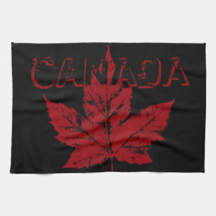 Décor canadien de serviette de thé de serviette de