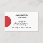 Décor Carte de visite (Dos)