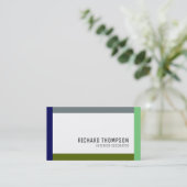 Décor carte de visite professionnel avec bordure c (Debout devant)