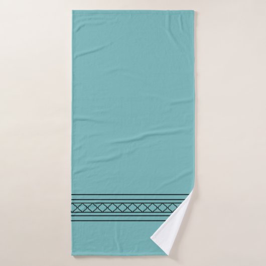 Décor chic de Bath de pays d'Aqua (Serviette de bain)