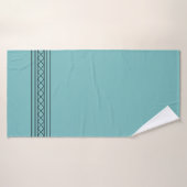 Décor chic de Bath de pays d'Aqua (Serviette de bain)