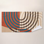 Décor contemporain mur art retro estampes ensemble (Serviette de bain)