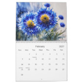 Décor d'art floral - Calendrier 2026 (Feb 2027)