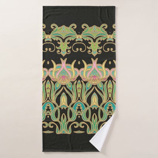 Décor d'art incomparable de style Art Nouveau (Serviette de bain)
